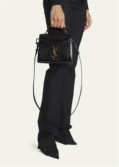 ysl cassandra mini black|ysl cassandra shoulder bag.